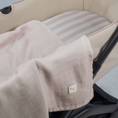 Drap-housse pour nacelle + lange Sintra Beige (35 x 82 cm) (Walking Mum) - Image 2