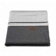 Couverture Robust Maille gris anthracite (100 x 130 cm)  par Baby's Only