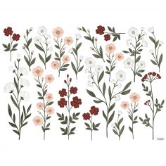 Planche de stickers Décor L Grandes fleurs - Lilipinso
