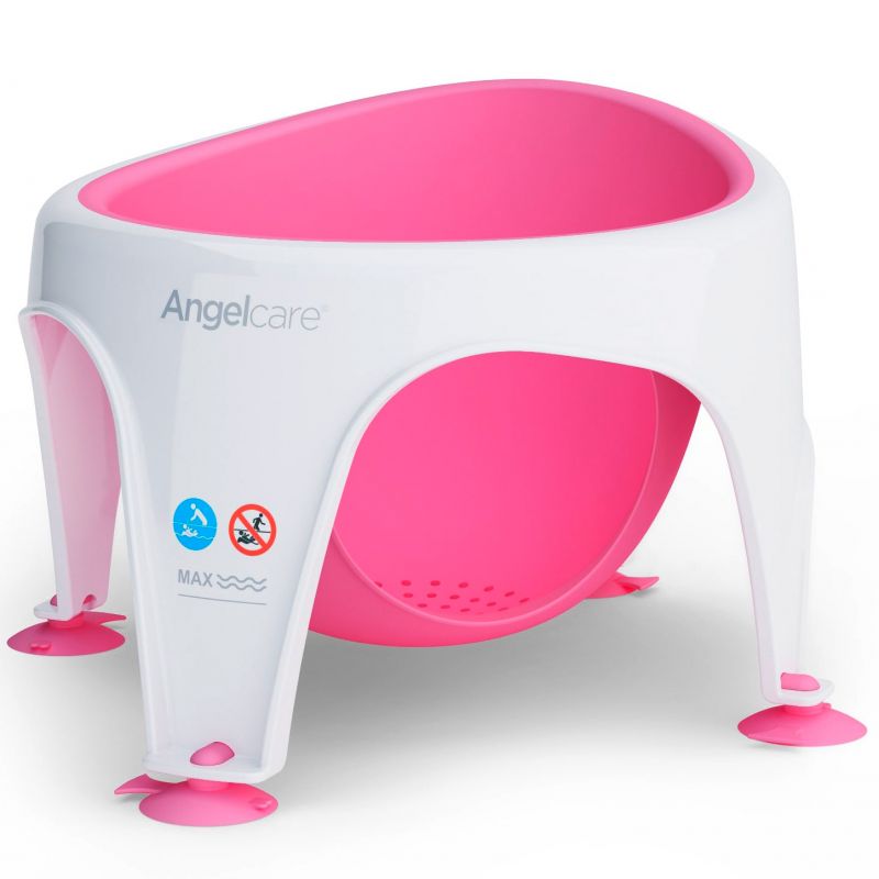 Siège de bain rose fuchsia Angelcare