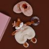 Coffret Doudou et chaussons Mina marron (0-6 mois) Doudou et Compagnie Ambiance 2