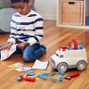 Ambulance et kit de médecin (10 pièces)  par Green Toys