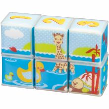 Cubes de bain Sophie la girafe Fresh Touch (6 pièces)  par Sophie la girafe