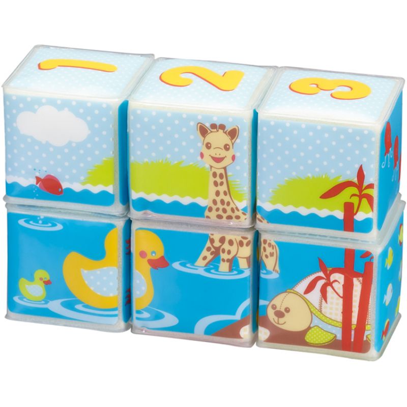 Cubes de bain Sophie la girafe Fresh Touch (6 pièces) Sophie la girafe