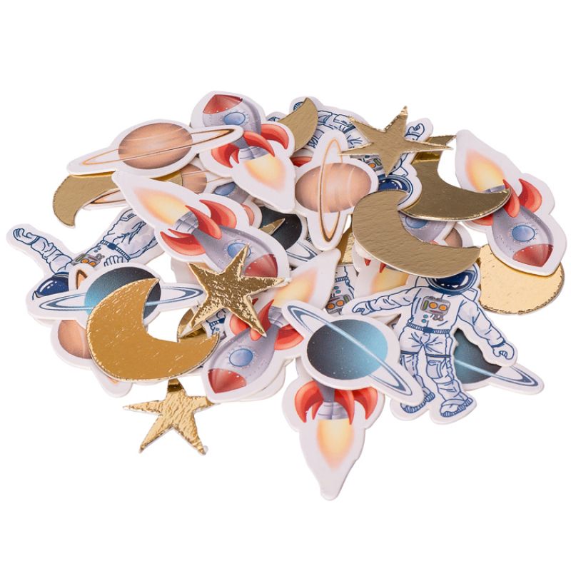 Lot de 100 confettis Astronaute Arty Fêtes Factory