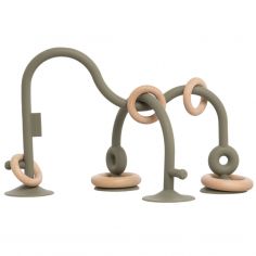 Labyrinthe à perles en silicone Urban green - Baby's Only