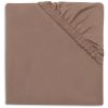 Drap housse en jersey pour matelas de parc Milky Coffee (75 x 95 cm) Jollein Produit 1