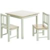 Ensemble table et chaises Activity vert/blanc (3 pièces) - Geuther