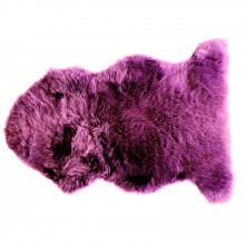 Tapis peau de mouton Douchka violet (60 x 100 cm)  par Nattiot