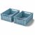 Variation Bleu du produit Lot de 2 caisses de rangement Weston S Beach Blue de la marque Liewood