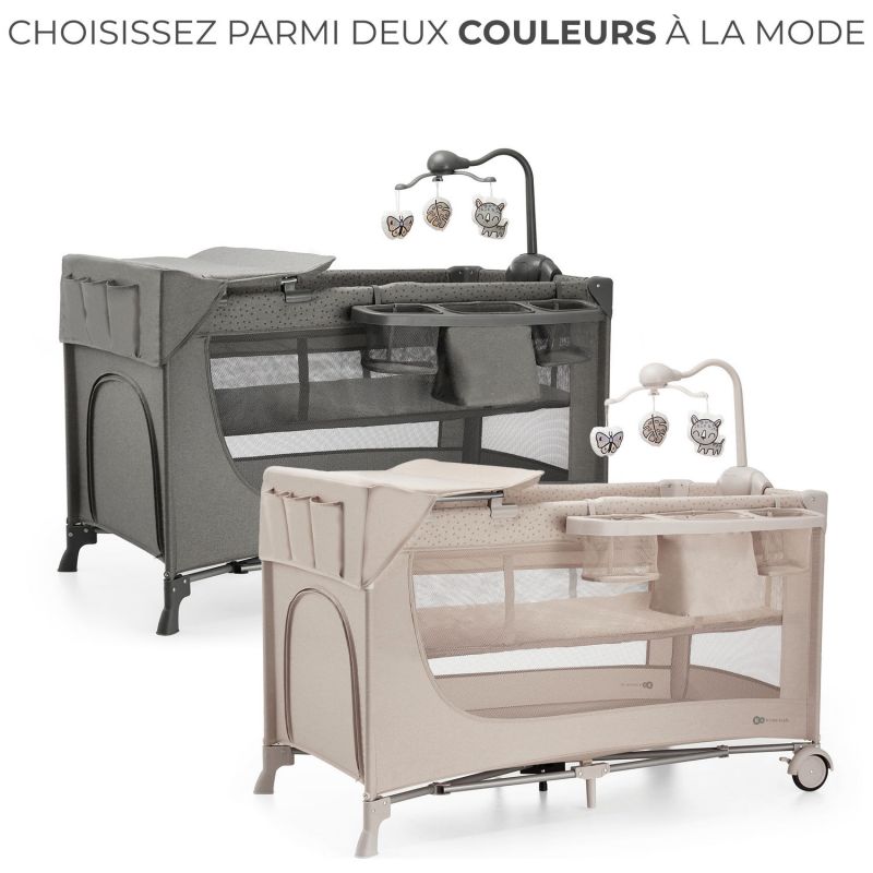 Lit parapluie 3 en 1 Joy 2 avec accessoires Beige Kinderkraft Produit 8