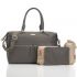 Sac à langer Caroline nylon gris - Storksak Sac à langer Caroline nylon gris - Storksak