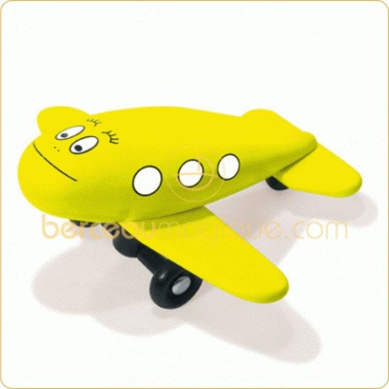Avion Barbapapa jaune (Grand modèle) Vilac