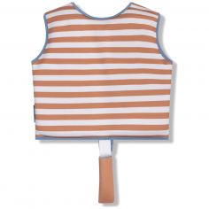 Gilet de natation Rayures brun (3-6 ans)