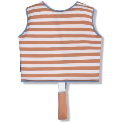 Gilet de natation Rayures brun (3-6 ans)