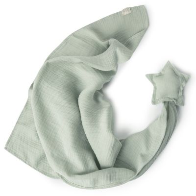 Doudou plat Star Sage Powder  par Babyshower