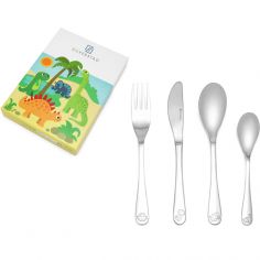 Coffret couverts Dinosaure personnalisable (4 pièces) - Zilverstad