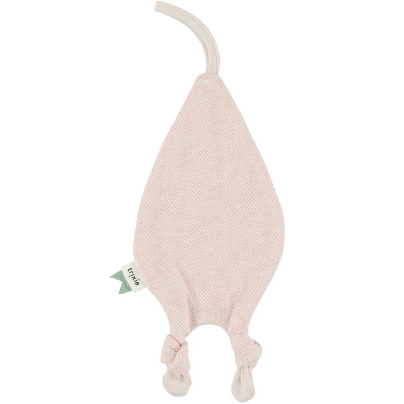 Doudou attache sucette Grain rose Trixie