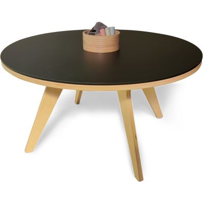 Table à dessin et tabouret en bois avec rouleau Creamania : King