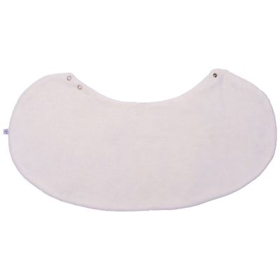 Bavoir 2 en 1 (poncho et épaule) gaze de cotonetbambou jardin enchanté et ivoire