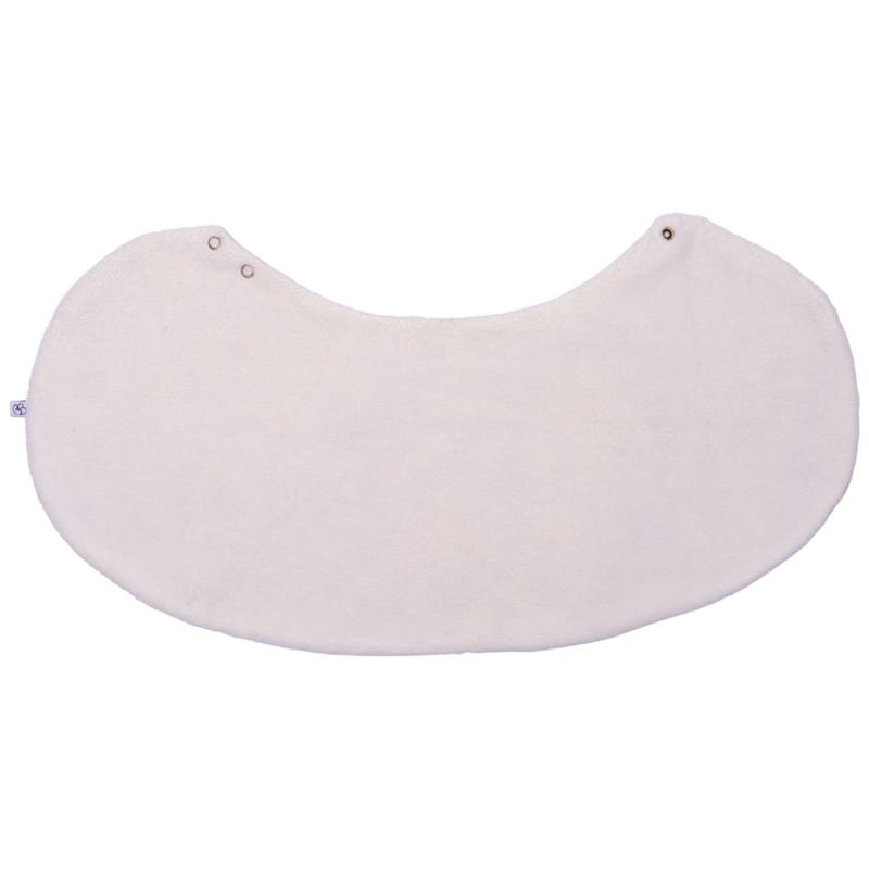 Bavoir 2 en 1 (poncho et épaule) gaze de cotonetbambou jardin enchanté et ivoire BB & Co Produit 2