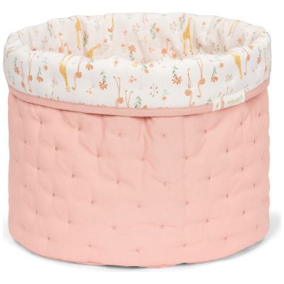 Panier de toilette rond grand Blooming Safari