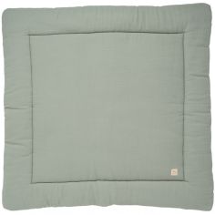 Tapis de jeu en gaze de coton Sauge (100 x 100 cm) - Sauthon