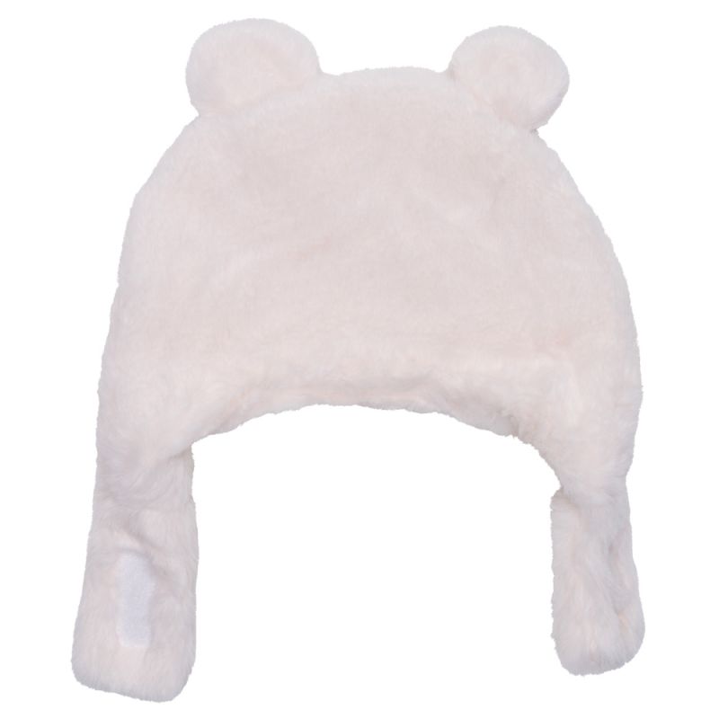 Bonnet ours en fausse fourrure angora et ivoire (12-18 mois) BB & Co Produit 1
