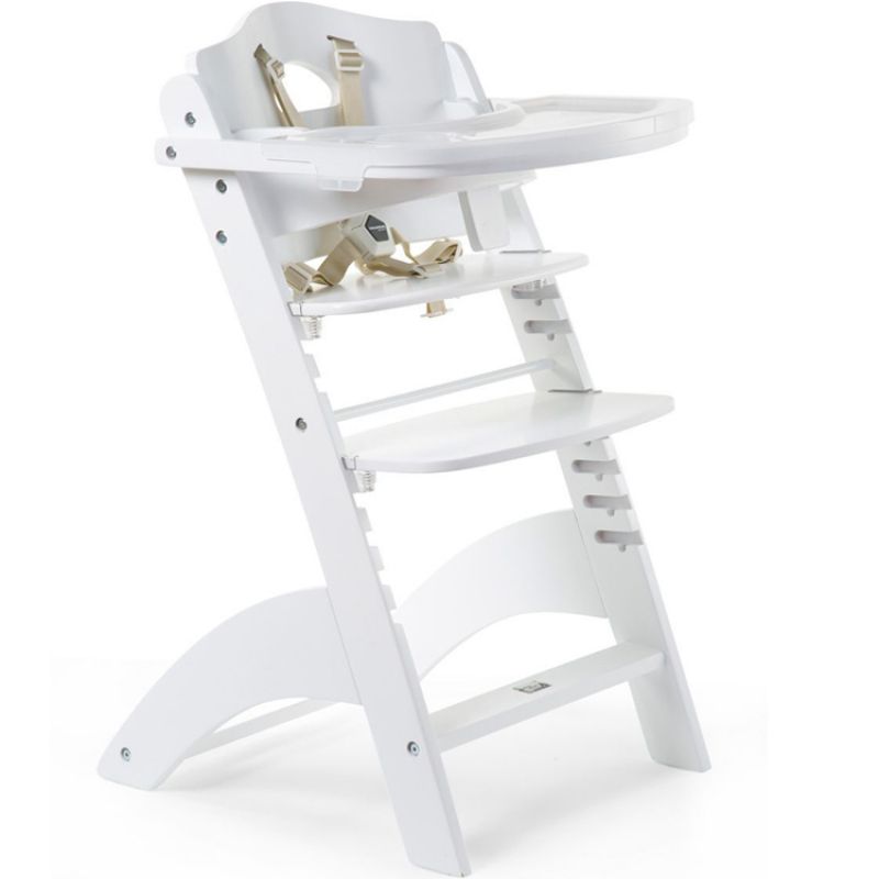 Chaise haute évolutive en bois Lambda 3 blanc Childhome