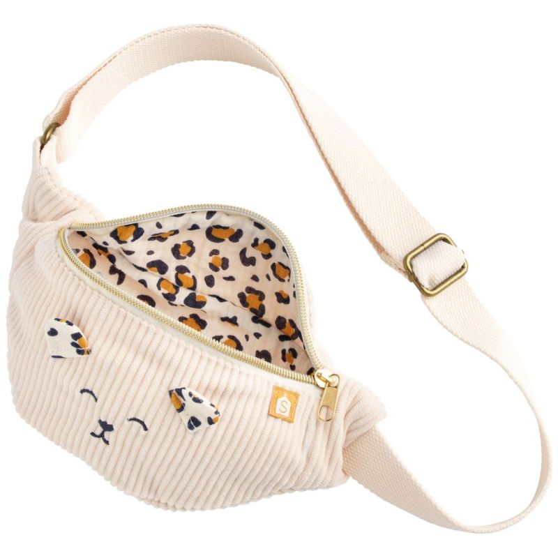 Sac banane enfant Léopard Sauthon Produit ouvert 2