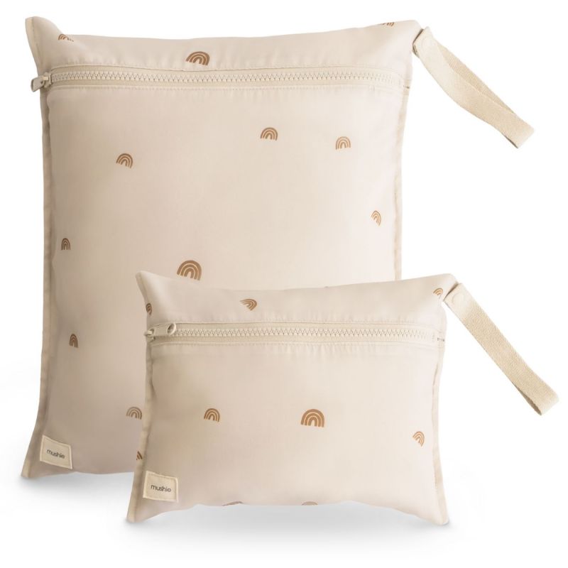 Lot de 2 sacs étanches pour vêtements mouillés Rainbow Mushie Produit 1