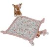 Doudou attache sucette carré faon Fairy Garden - Little Dutch