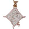 Doudou attache sucette carré faon Fairy Garden  par Little Dutch