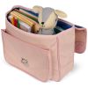 Cartable A4 maternelle Pearl Blush Oxford (32 cm) Caramel & Cie Produit ouvert 4