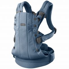 Porte-bébé Harmony Mélange Tissé Chiné Bleu - BabyBjörn