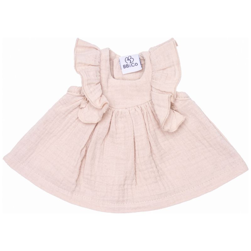 Robe pour poupée en gaze de coton biscuit BB & Co Produit 2