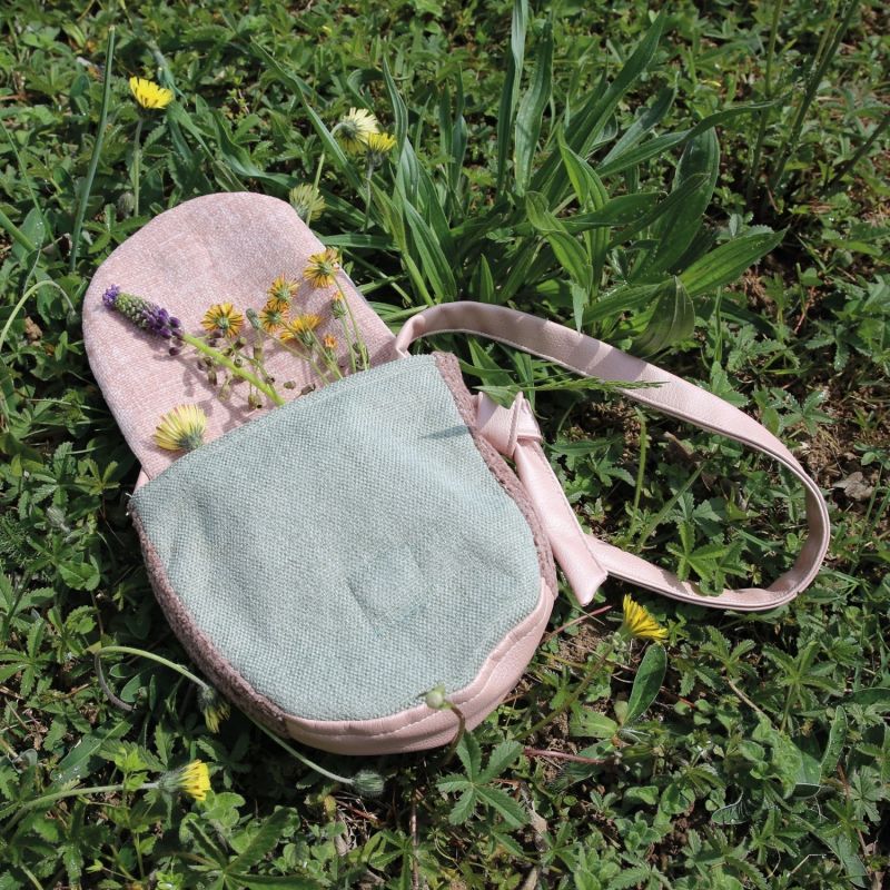 Sac bandoulière enfant Tchikis 3 Mme Lapin L'oiseau bateau Ambiance 2