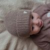 Bonnet en laine Grey (0-12 mois) Atelier Wagram Ambiance 2