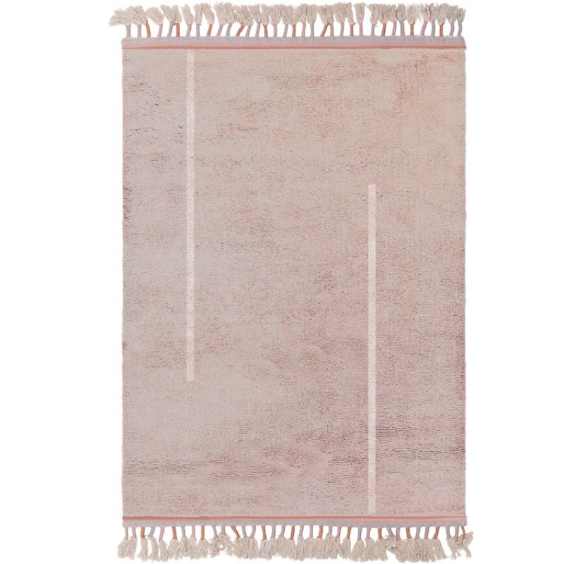 Tapis rectangulaire Happy rose argile (120 x 160 cm) AFKliving