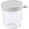 Pot de conservation en verre gris (250 ml) - Béaba
