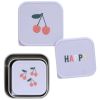 Lot de 3 boîtes à goûter inox Happy Fruits Cerise Lässig Produit 4