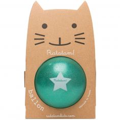Ballon paillettes Vert (22 cm) - Ratatam