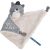 Variation Gris, blanc du produit Doudou chat Fernand Les Moustaches (personnalisable) de la marque Moulin Roty