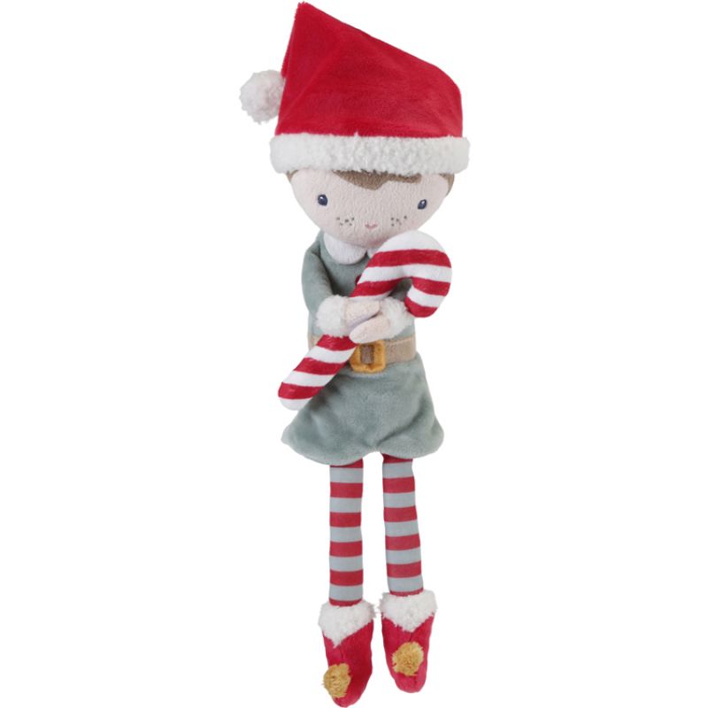 Poupée souple elfe de Noël Jim (35 cm) Little Dutch Produit 1