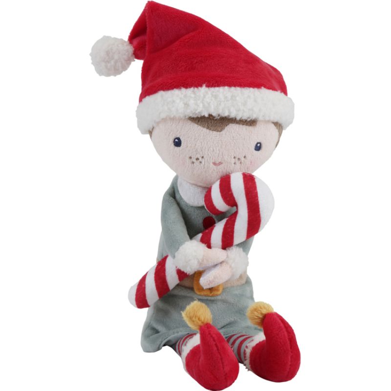 Poupée souple elfe de Noël Jim (35 cm) Little Dutch Produit 3