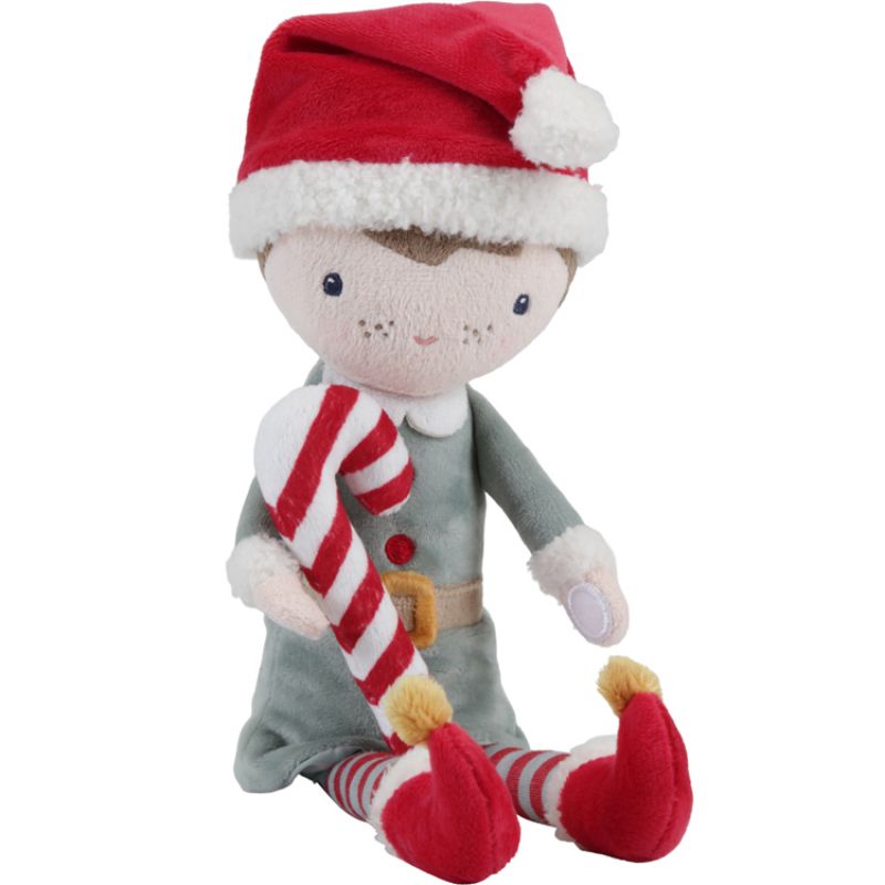 Poupée souple elfe de Noël Jim (35 cm) Little Dutch Produit 4