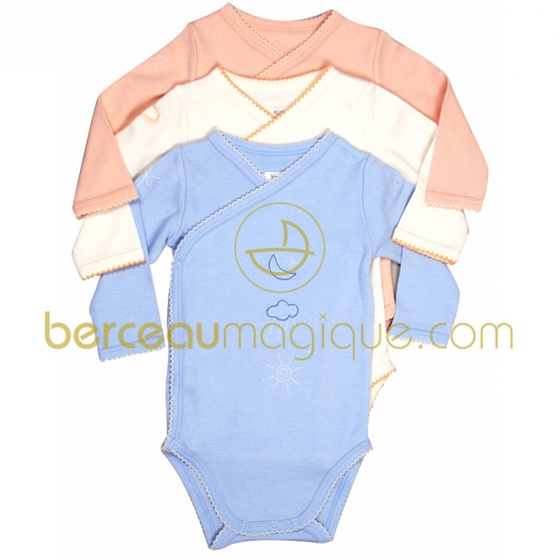 Body croisé pêche Naturel by Kaloo Kaloo