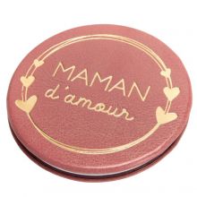 Miroir de poche Maman d'amour  par Amadeus Les Petits