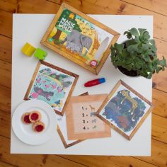 Coffret peinture magique à l'eau safari aventures