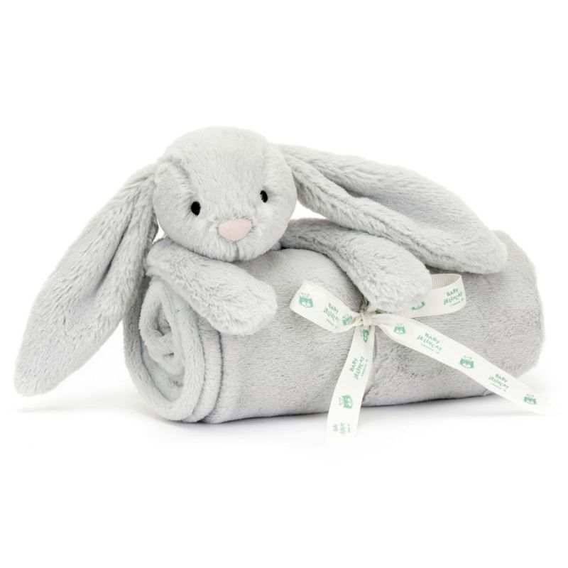 Couverture bébé Bashful Lapin Silver (70 cm) Jellycat Produit 1